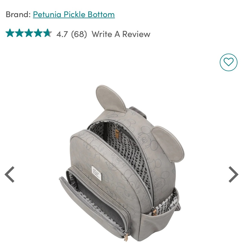 Petunia Pickle Bottom Disney Mickey Mouse bag - Picture 2 of 7